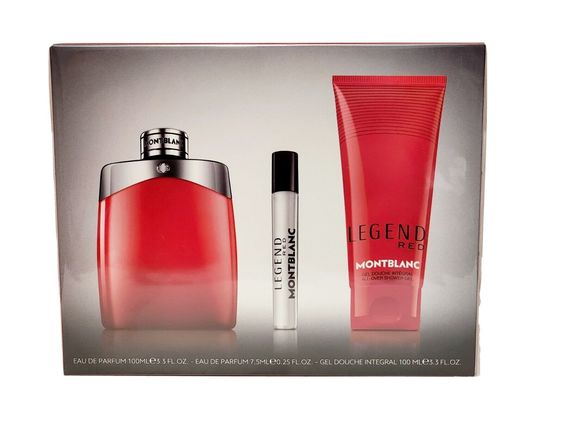 Mont Blanc Legend Red 3.3 EDP 3PC Men Set